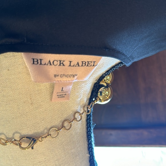 Chico’s Black Label Ruffled Tier Dress - Picture 6 of 7